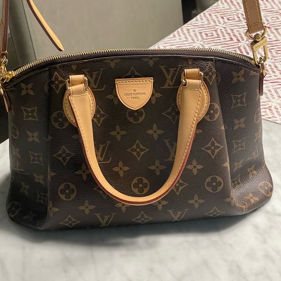 LOUIS VUITTON Rivoli PM Monogram Canvas Shoulder Bag Brown - Picture 2 of 11